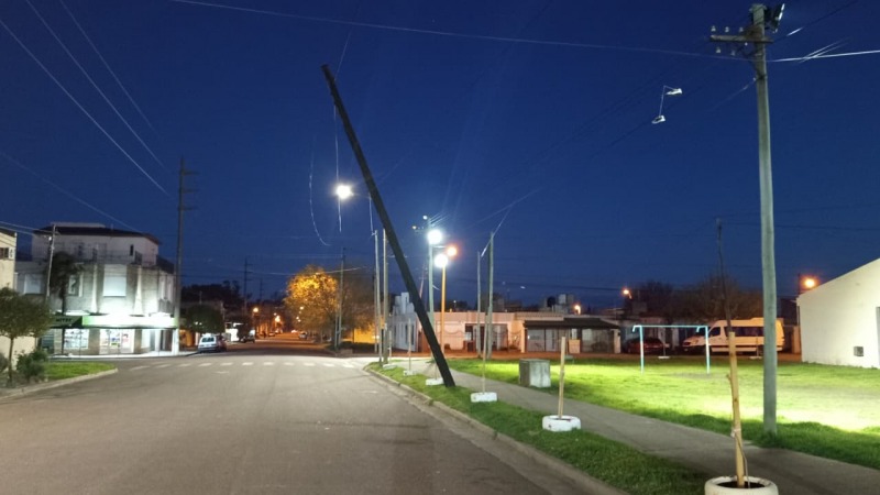 El viento alcanz� los 80 km/h en Olavarr�a